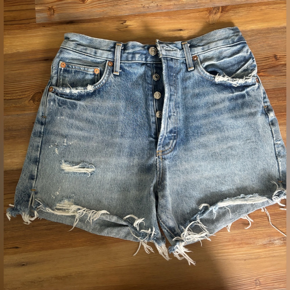Agolde Parker Vintage Cut Off denim shorts sz 27